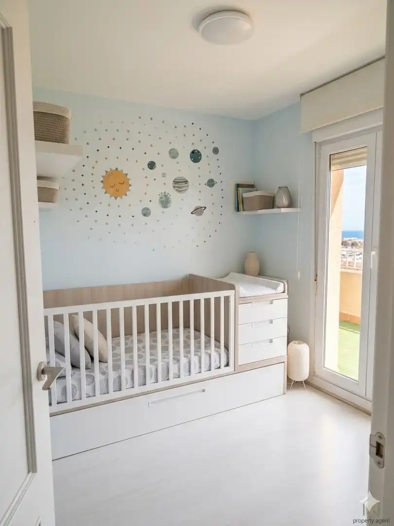 Bedroom of Attic for sale in Roquetas de Mar  with Air Conditioner, Terrace and Community pool