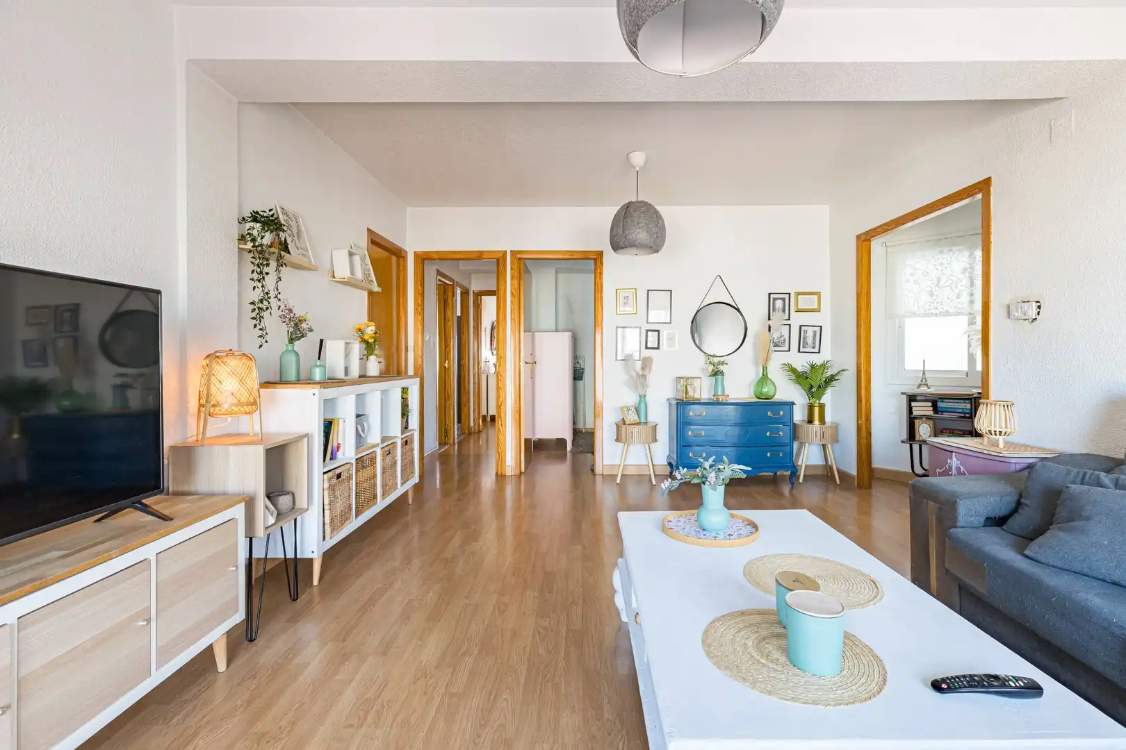 Living room of Flat for sale in Alcantarilla  with Air Conditioner, Furnished and Balcony