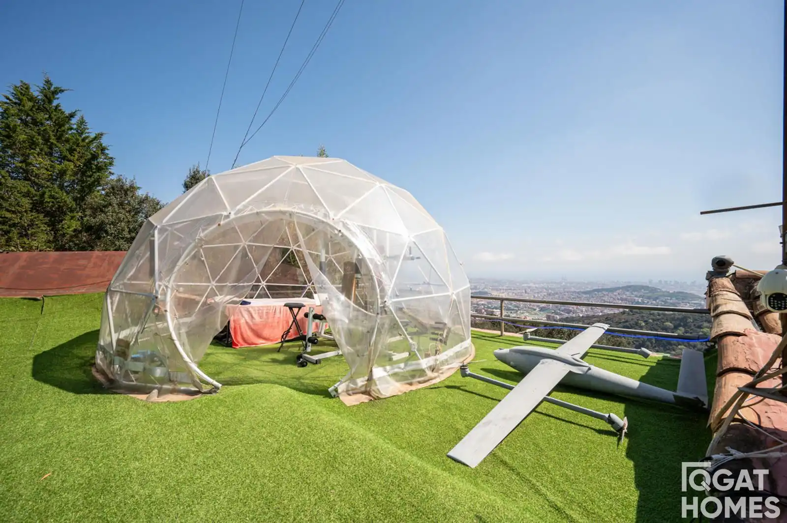 Terrassa de Casa o xalet en venda en Barcelona amb Aire condicionat, Calefacció i Jardí privat