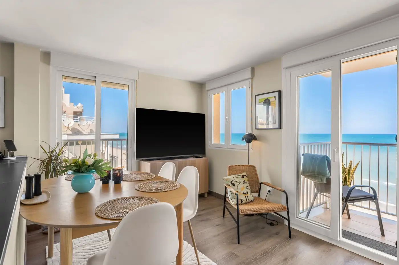 Comedor de Apartamento en venta en Guardamar del Segura con Aire acondicionado, Terraza y Amueblado