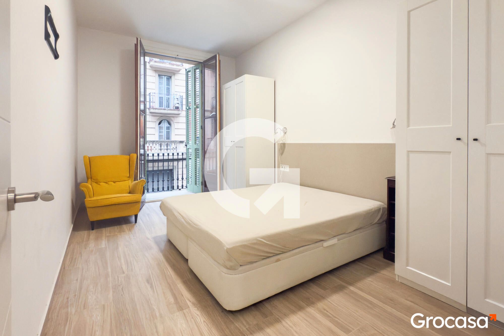 Bedroom of Flat for sale in  Barcelona Capital  with Air Conditioner, Heating and Terrace
