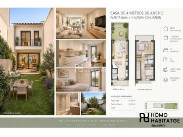 Casa amb jardí en venda a Calle ROMEU