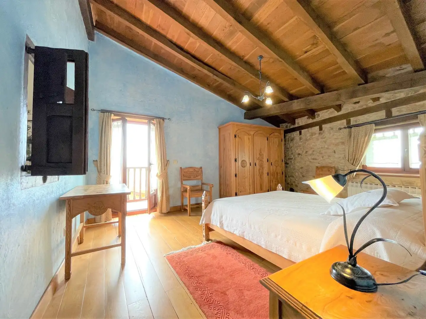 Schlafzimmer von Country house zum Verkauf in Villarcayo de Merindad de Castilla la Vieja mit Terrasse, Möbliert und Balkon