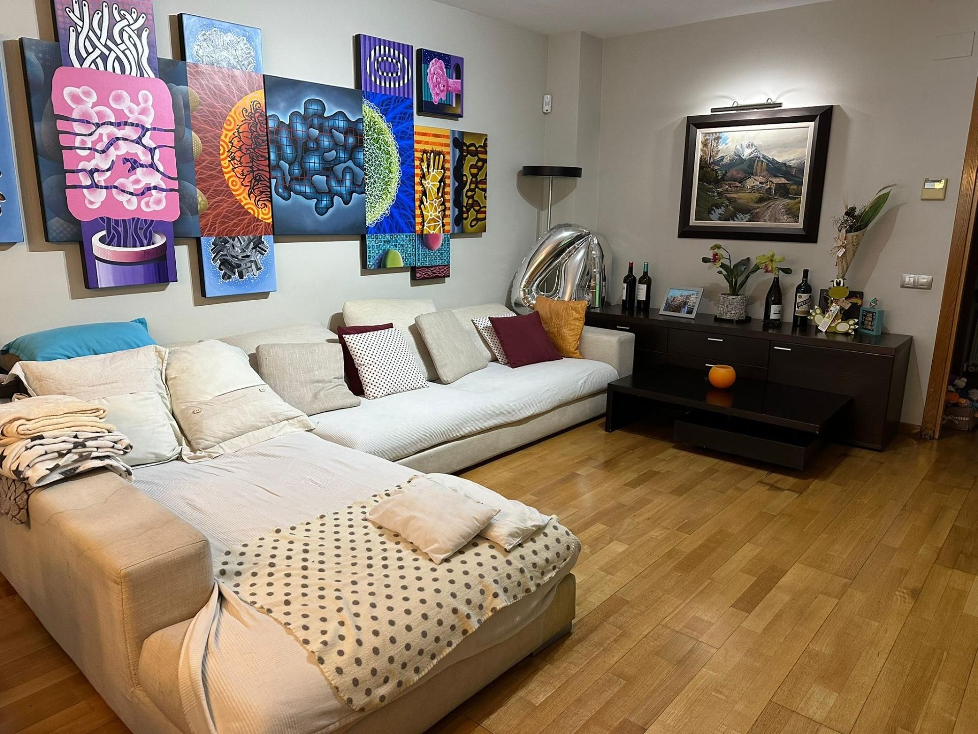 Living room of Flat for sale in Sabadell  with Heating and Storage room
