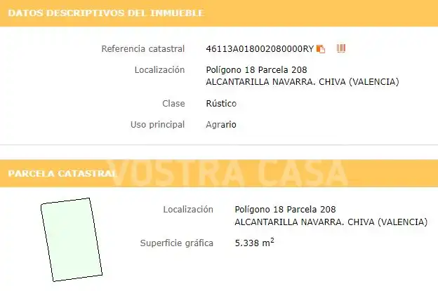 Terreno en venta en Chiva