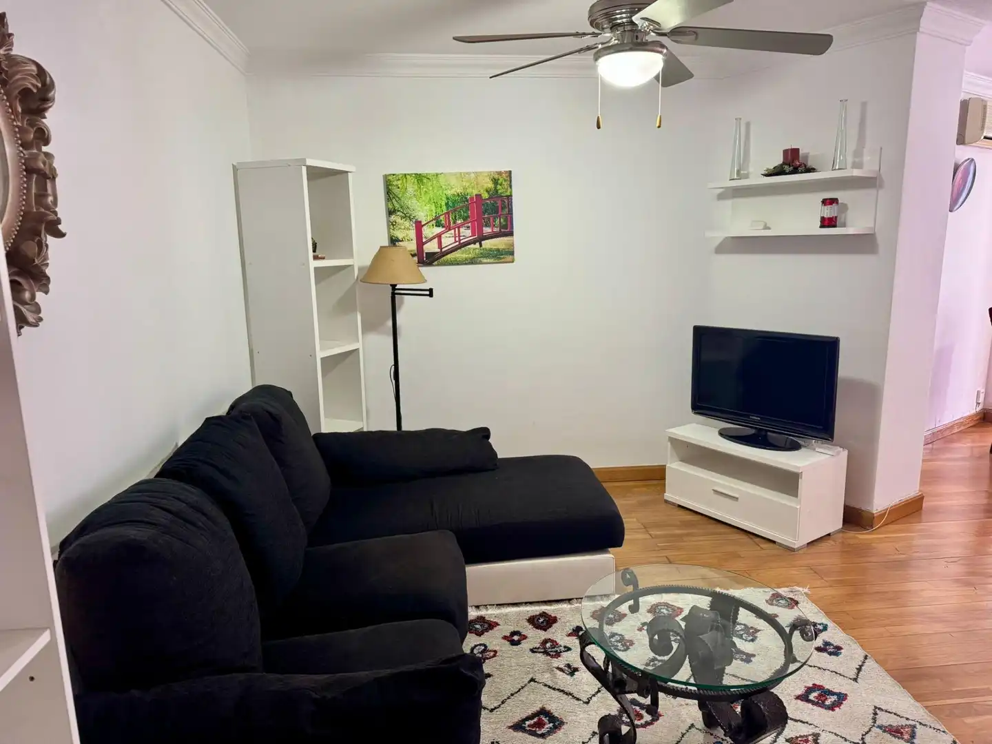 Sala de estar de Piso de alquiler en Alicante / Alacant con Calefacción y Amueblado