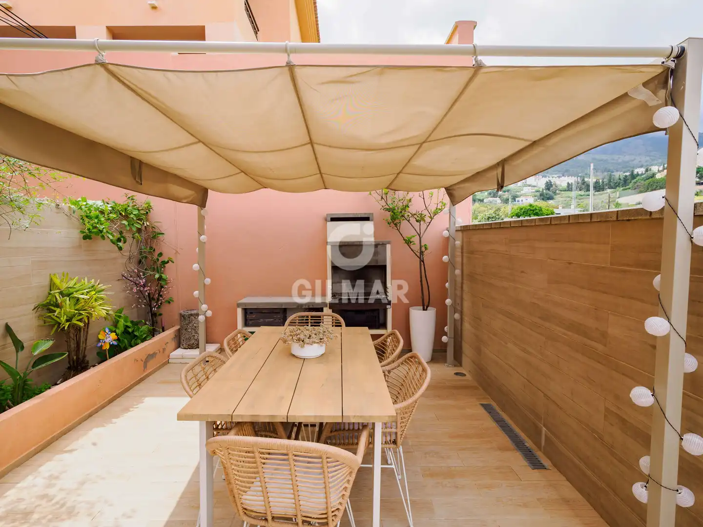Terrace of Detached homes for sale in Benalmádena  with Heating, Private garden and Swimming Pool