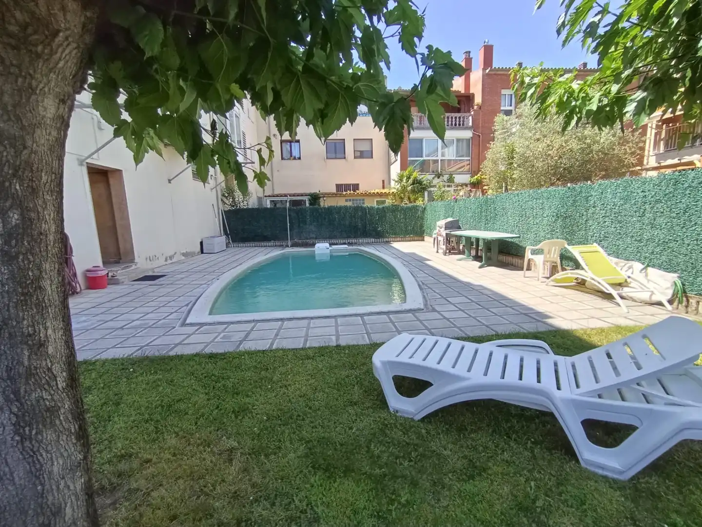 Swimming pool of Flat for sale in Bescanó  with Heating and Swimming Pool