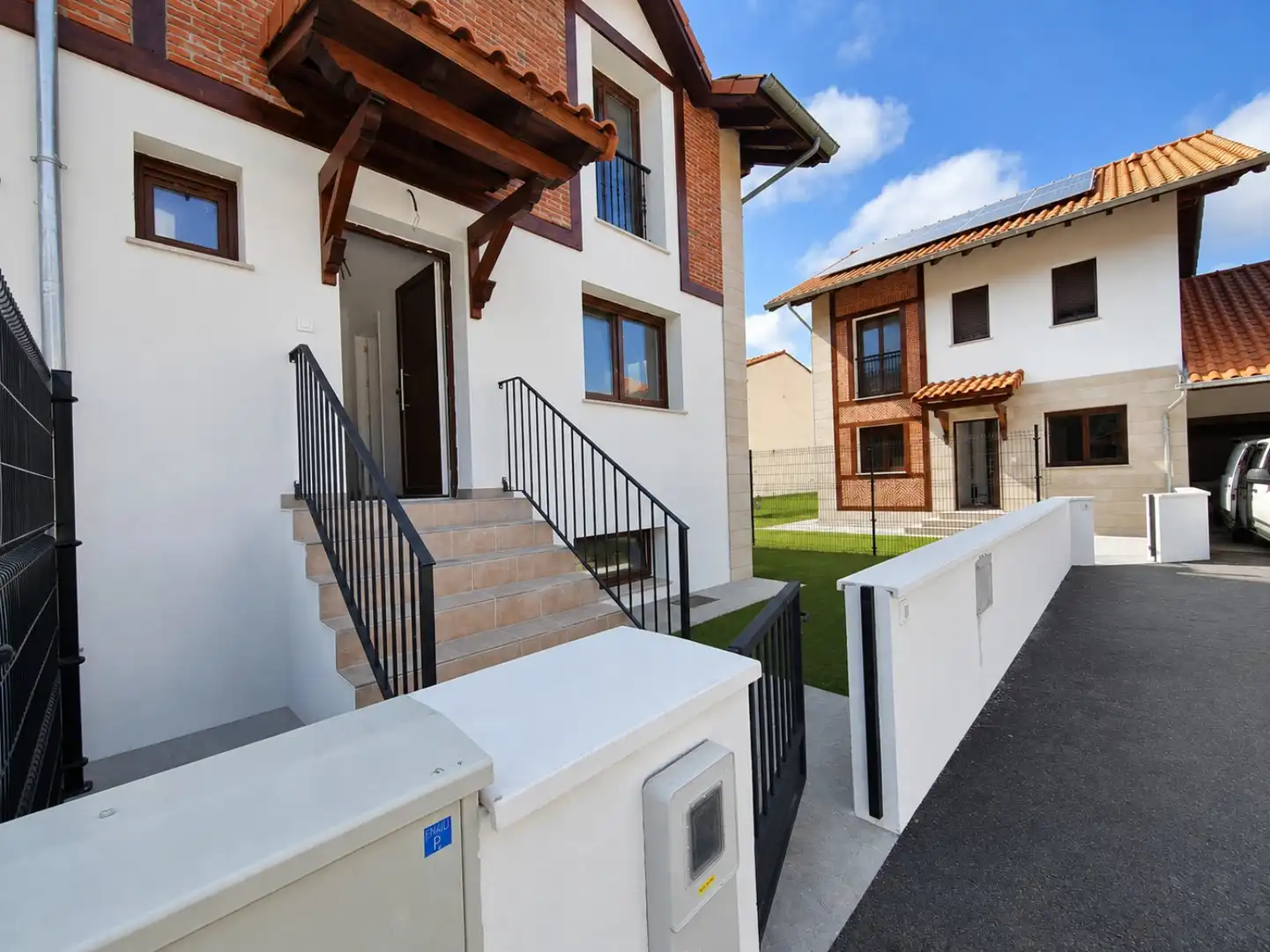Vista exterior de Casa o chalet en venta en Molledo con Calefacción, Jardín privado y Parquet