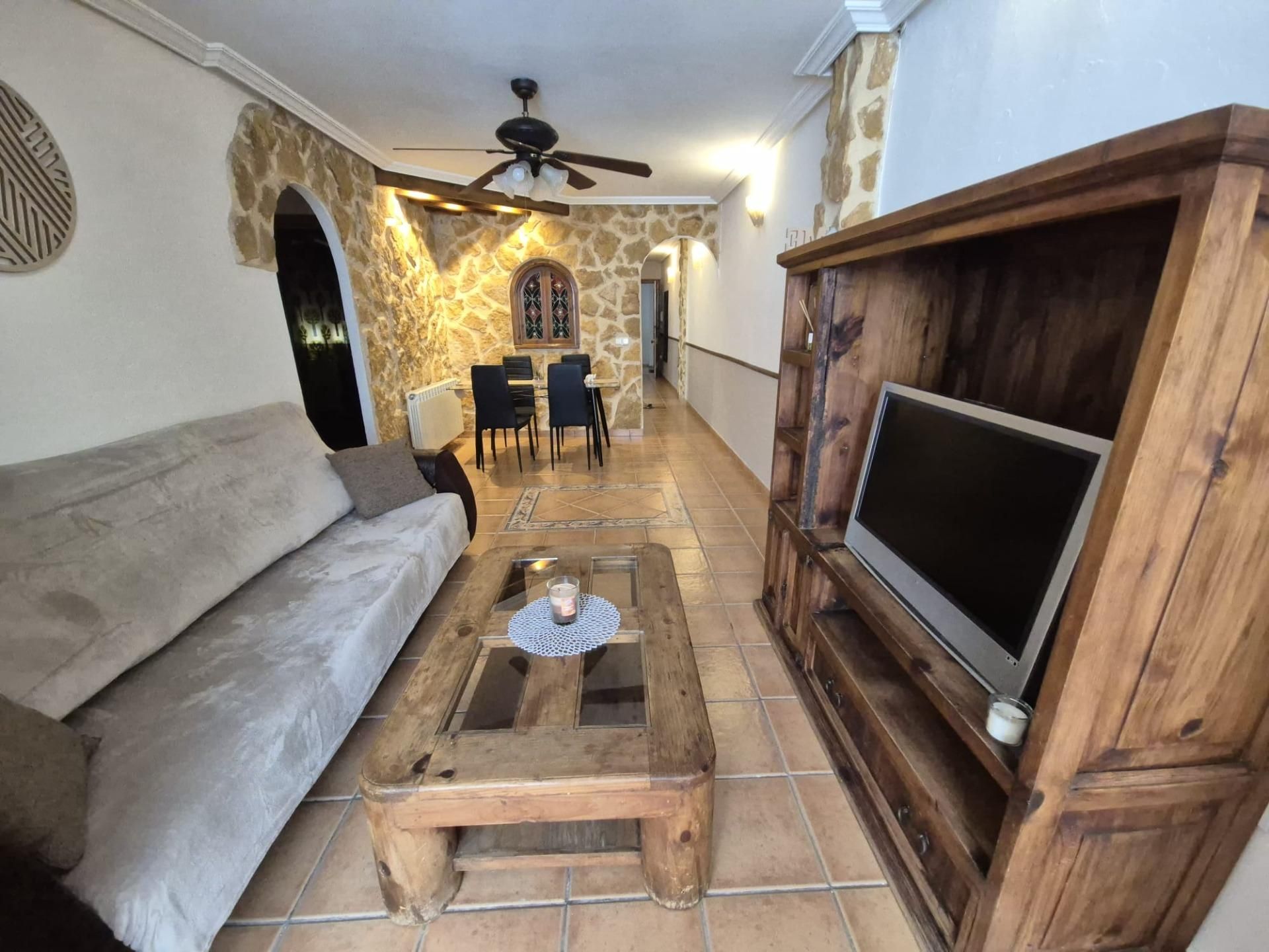 Sala d'estar de Pis en venda en Elche / Elx amb Moblat