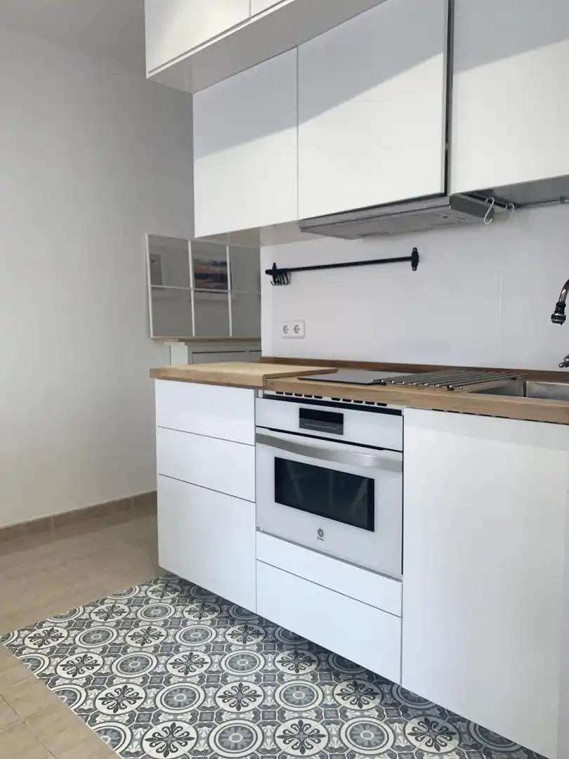 Kitchen of Flat for rent in Madrid  with Air Conditioner, Heating and Furnished
