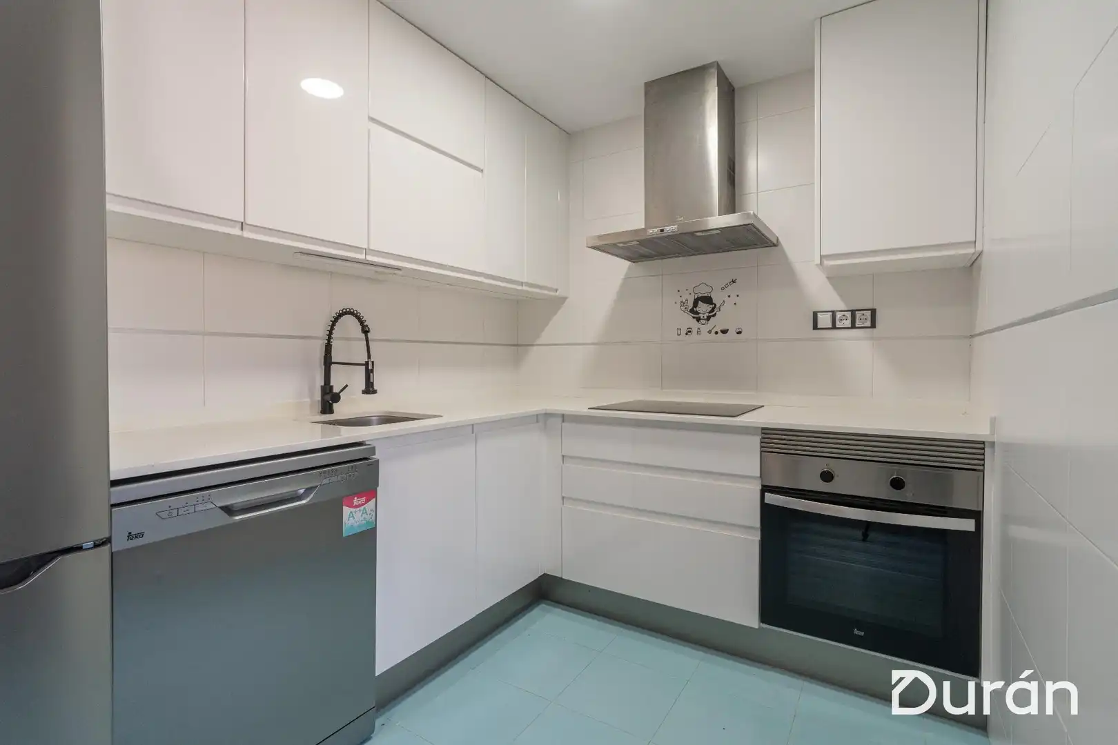 Kitchen of Flat for sale in El Ejido  with Parquet flooring, Terrace and Furnished