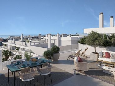Ático con piscina en venta en Estepona Pueblo