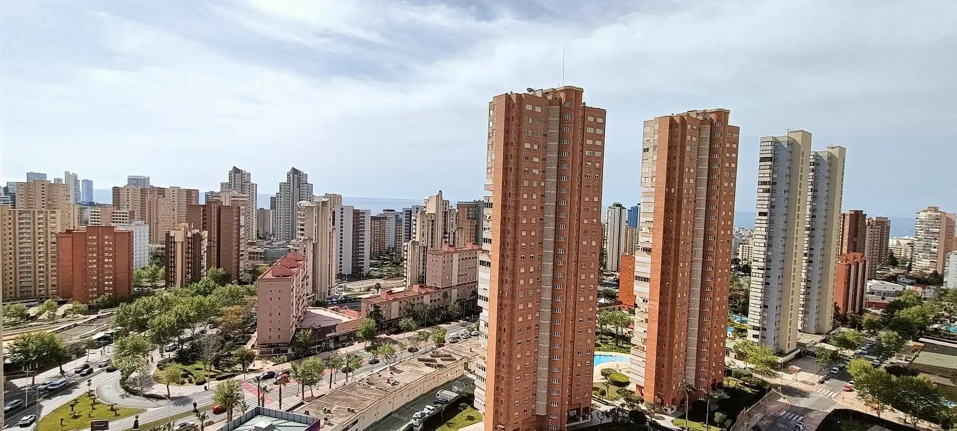 Exterior view of Apartments for sale in Benidorm  with Air Conditioner, Private garden and Terrace