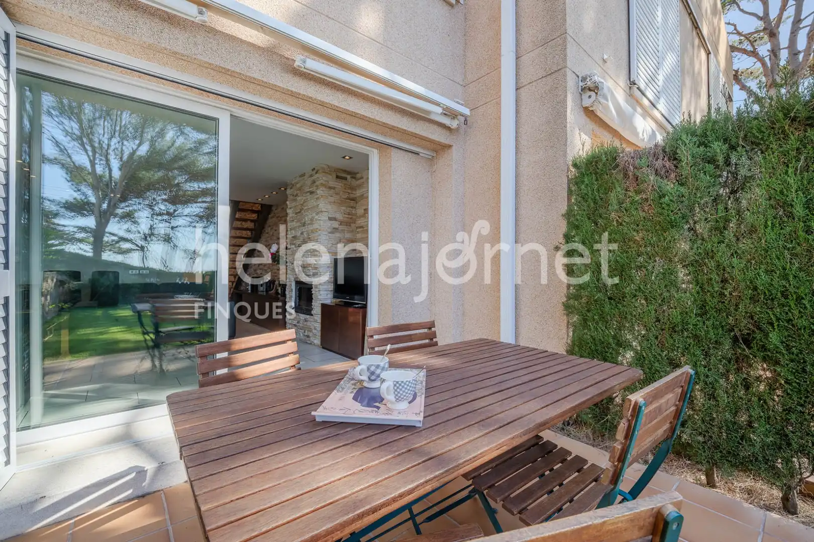 Terrassa de Casa adosada en venda en Sant Feliu de Guíxols amb Calefacció i Piscina
