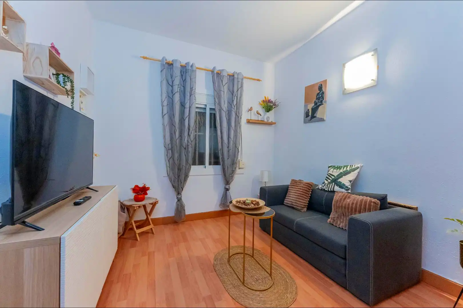 Living room of Flat for sale in Gavà  with Air Conditioner, Heating and Parquet flooring
