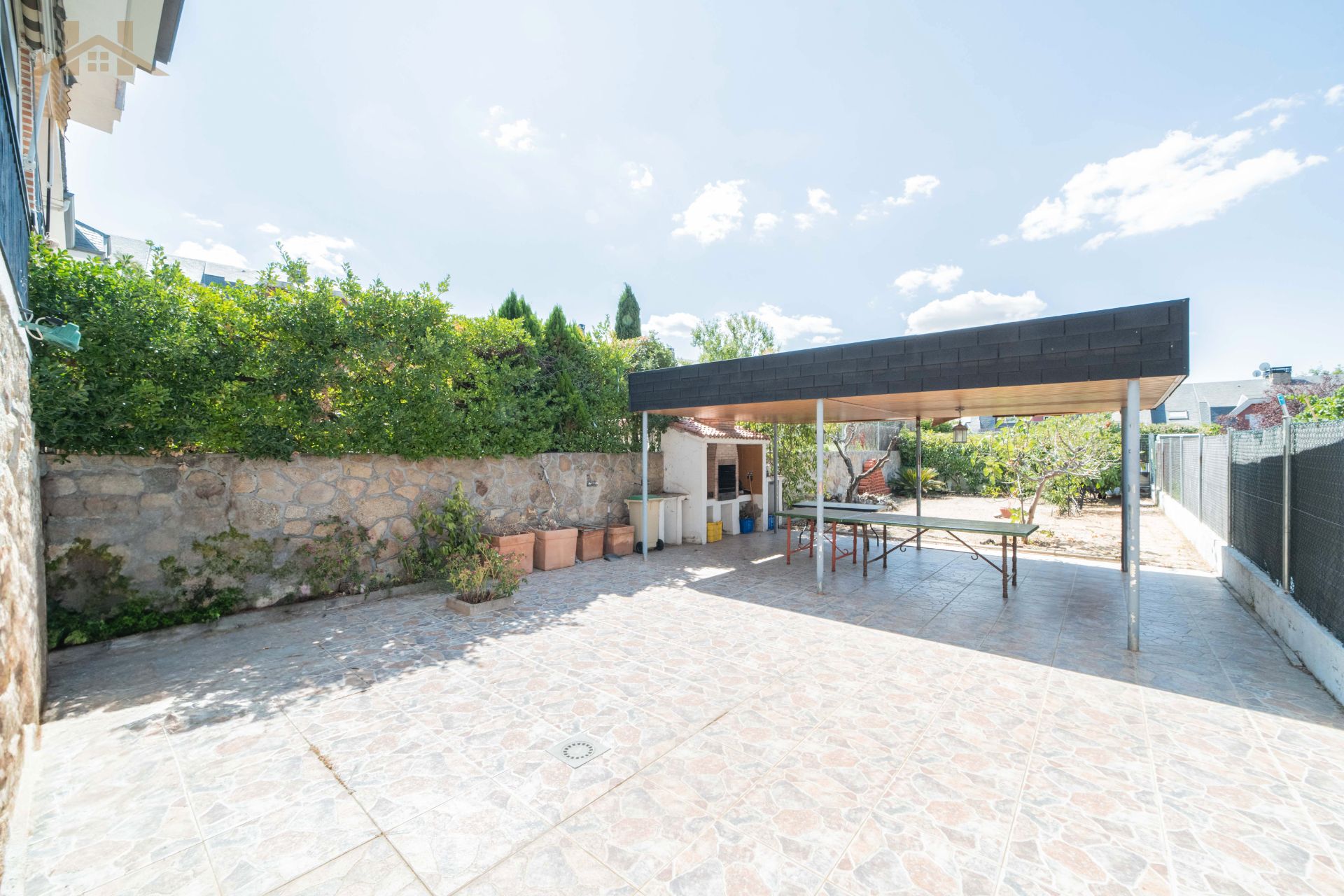 Garden of Single-family semi-detached for sale in Arroyomolinos (Madrid)  with Air Conditioner, Heating and Private garden
