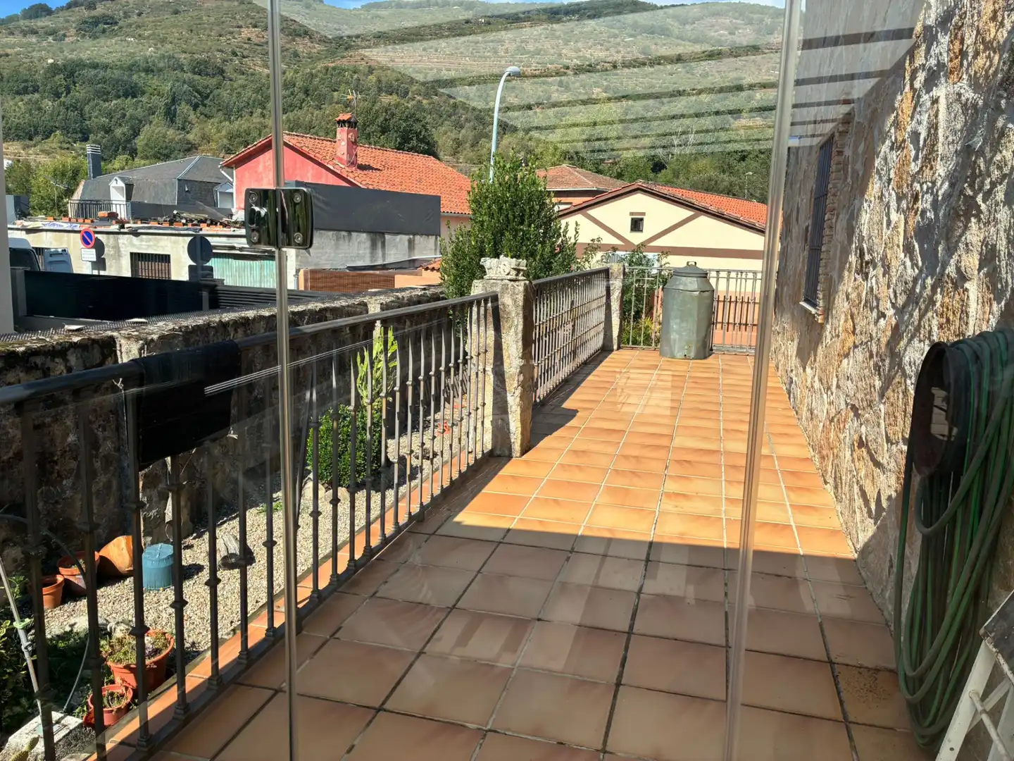 Terraza de Finca rústica en venta en Cabezuela del Valle con Calefacción, Jardín privado y Terraza