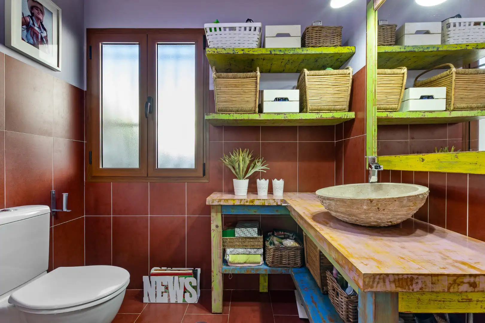 Bathroom of Houses for sale in Fuengirola  with Air Conditioner, Private garden and Swimming Pool