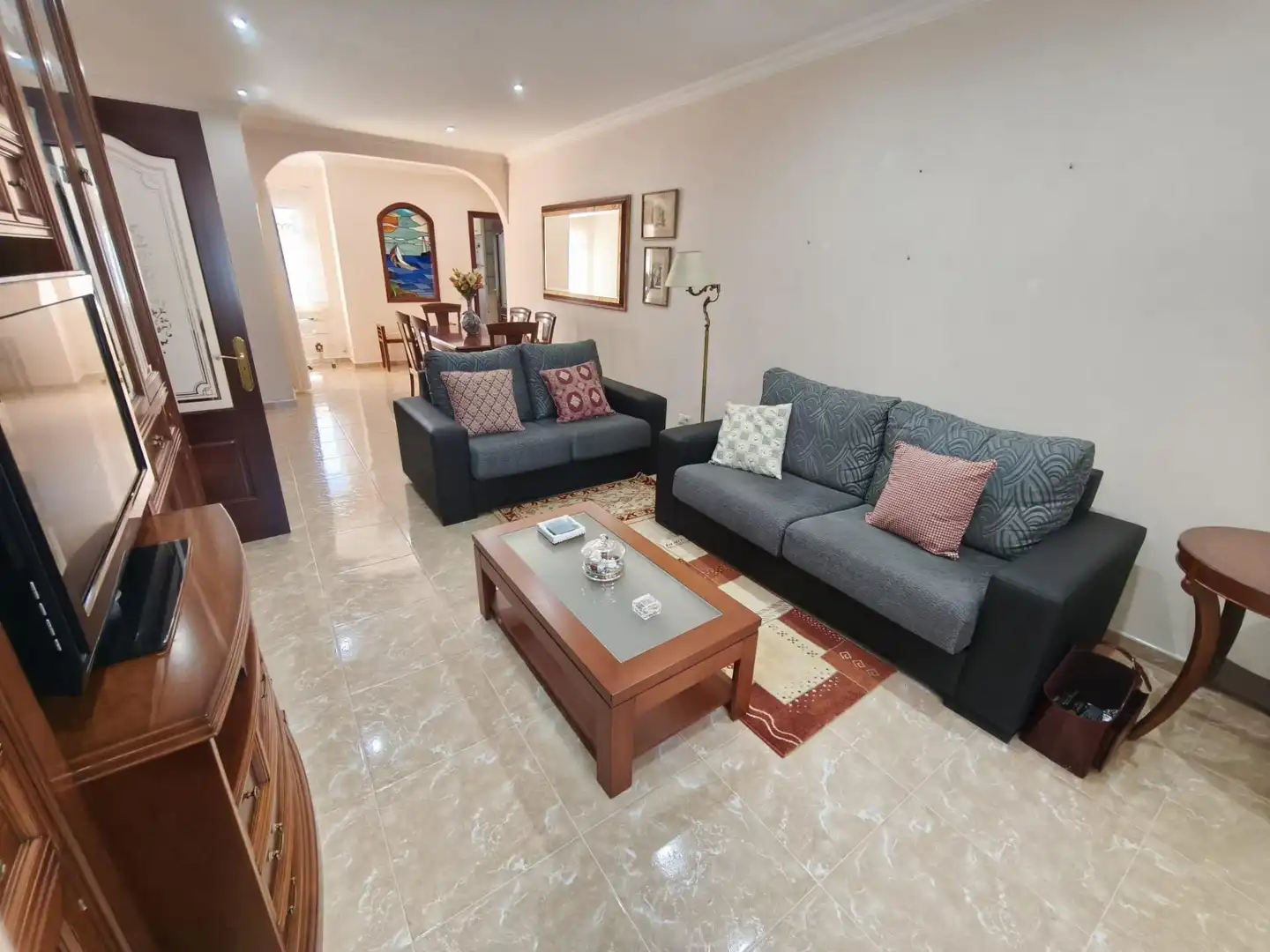 Sala de estar de Casa o chalet en venta en Ribeira con Calefacción
