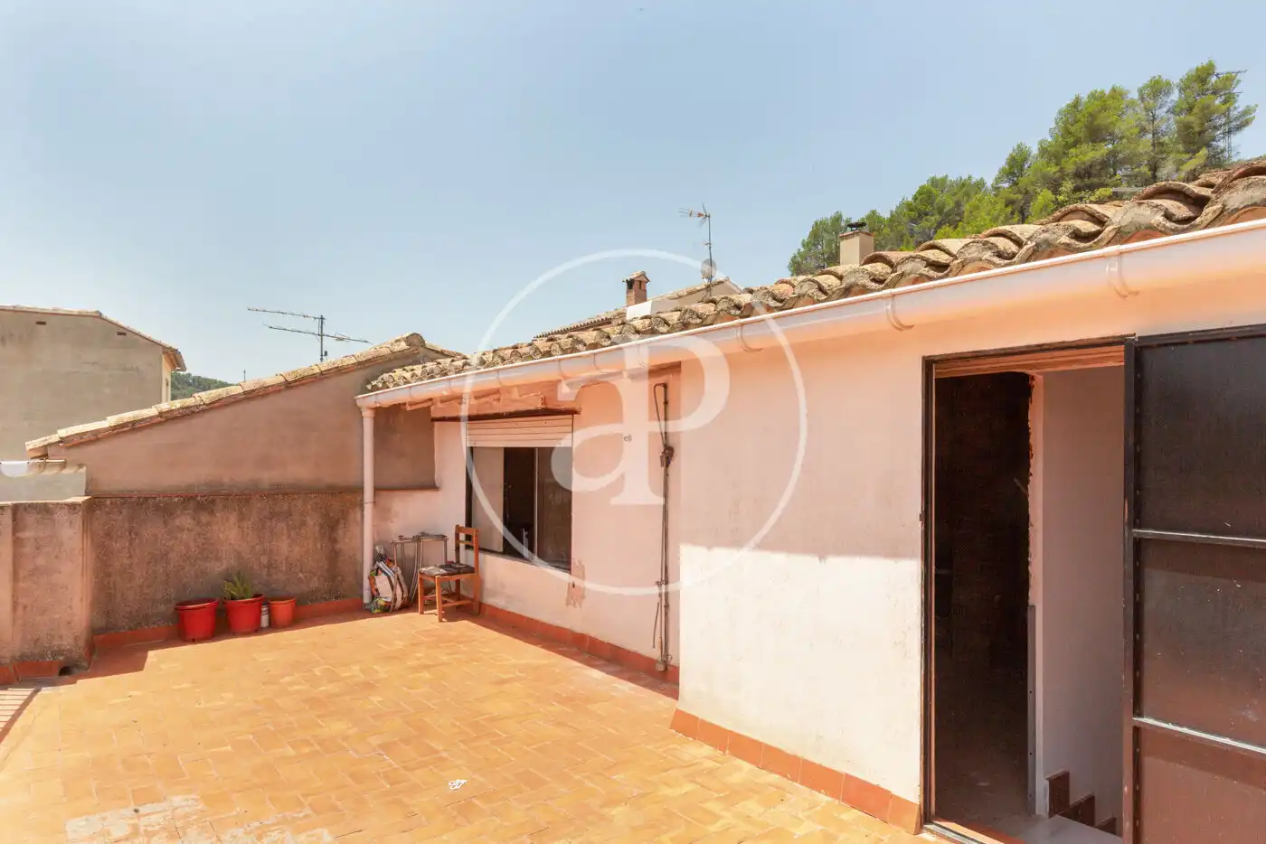 Vista exterior de Casa adosada en venda en Gaibiel amb Terrassa, Traster i Balcó