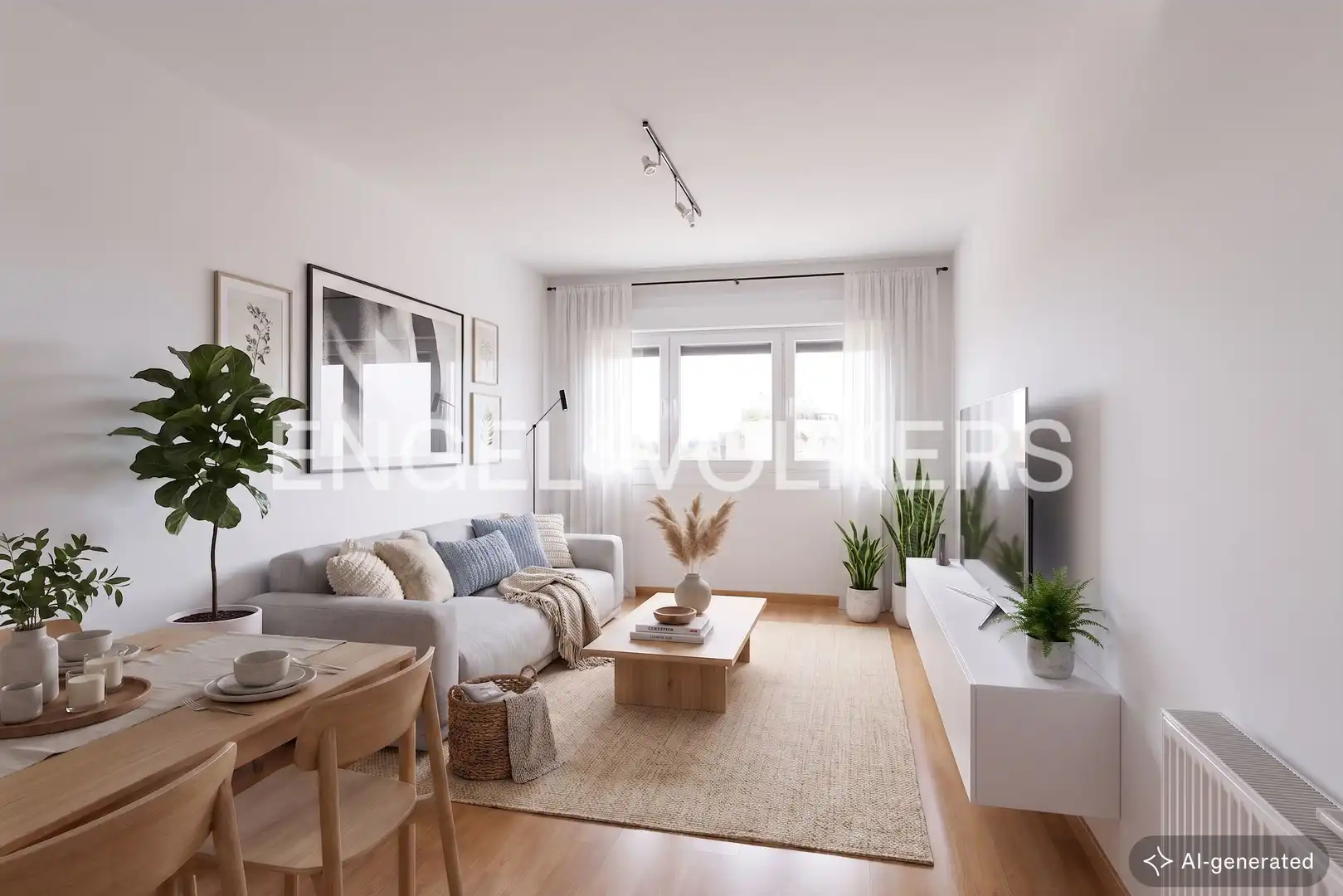 Living room of Flat for sale in Madrid  with Air Conditioner, Heating and Storage room