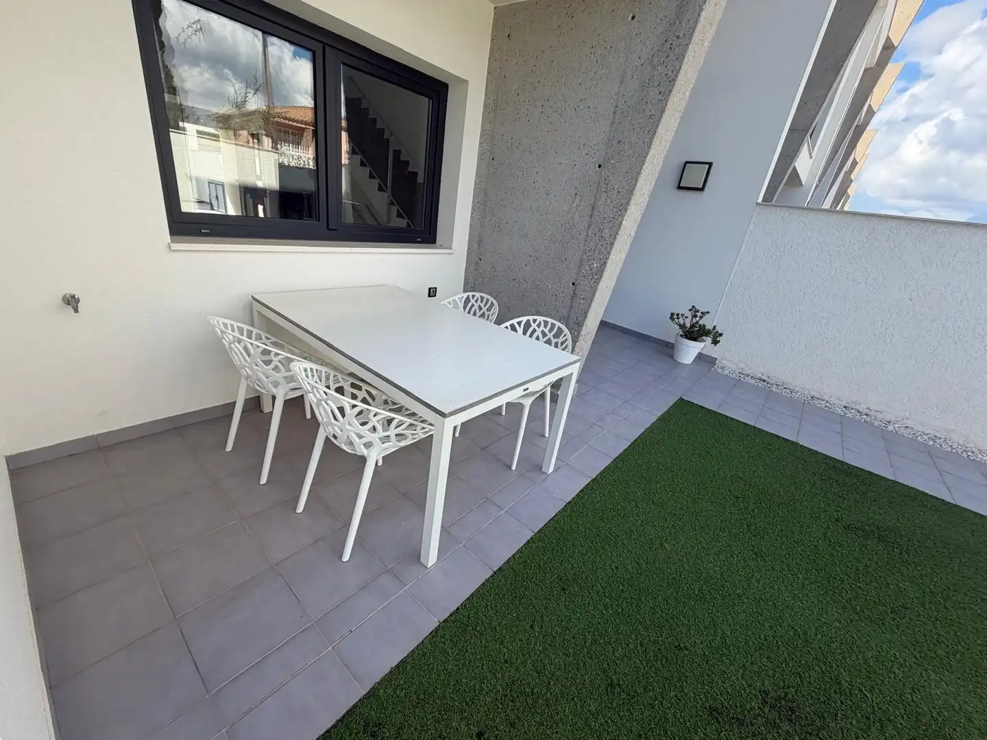 Terrace of Houses for sale in L'Alfàs del Pi  with Air Conditioner, Heating and Private garden