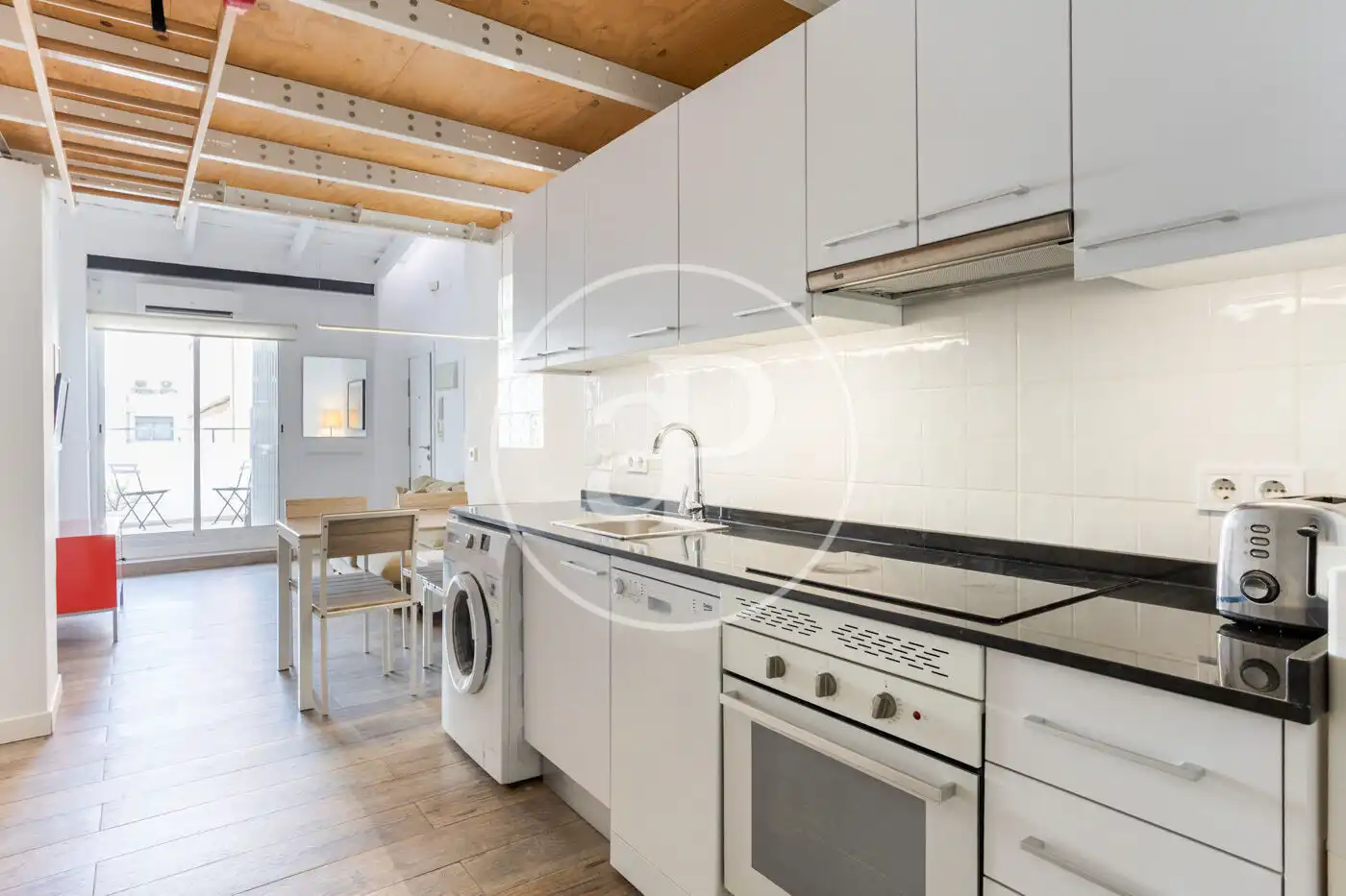 Kitchen of Attic for sale in Valencia  with Heating, Terrace and Furnished