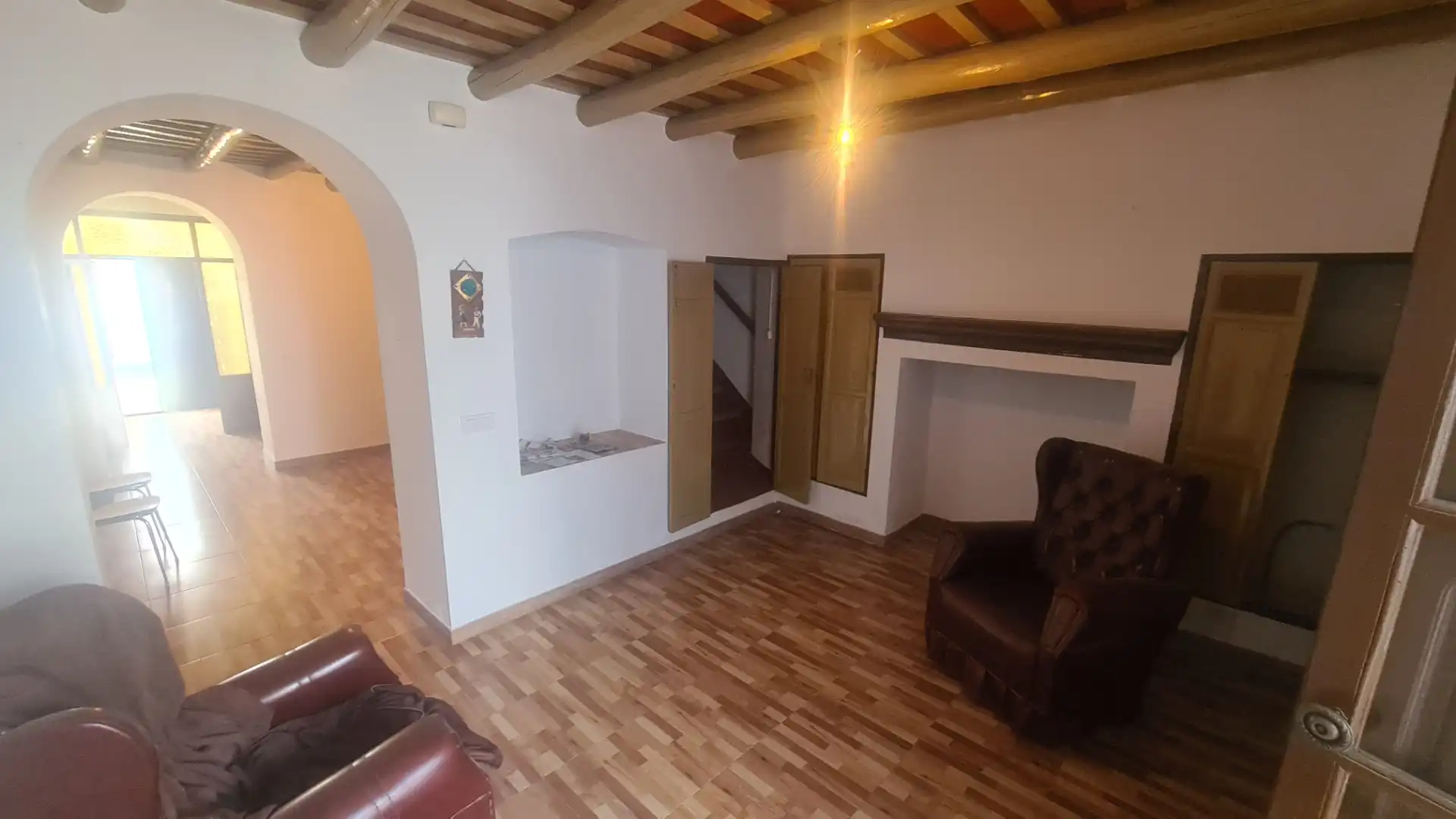 Sala d'estar de Casa o xalet en venda en Azuaga amb Terrassa i Balcó