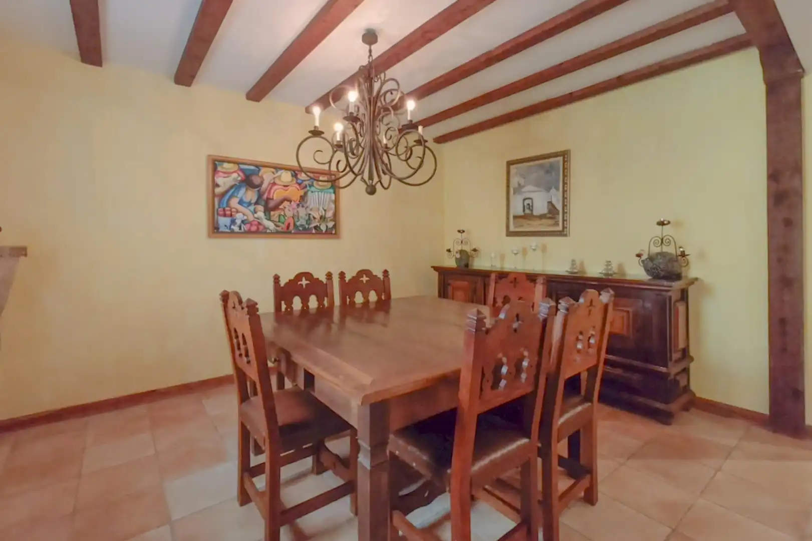 Esszimmer von Haus oder Chalet zum Verkauf in Torrelodones mit Heizung, Privatgarten und Terrasse