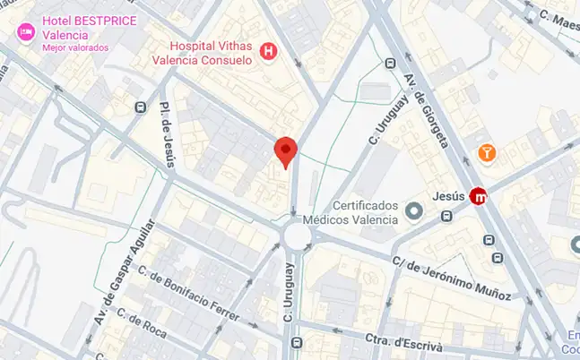 Vista exterior de Garatge de lloguer en Valencia
