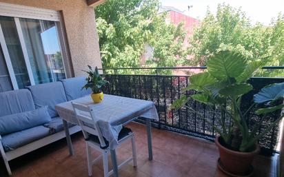 Balcony of Single-family semi-detached for sale in Aldaia  with Air Conditioner, Terrace and Storage room