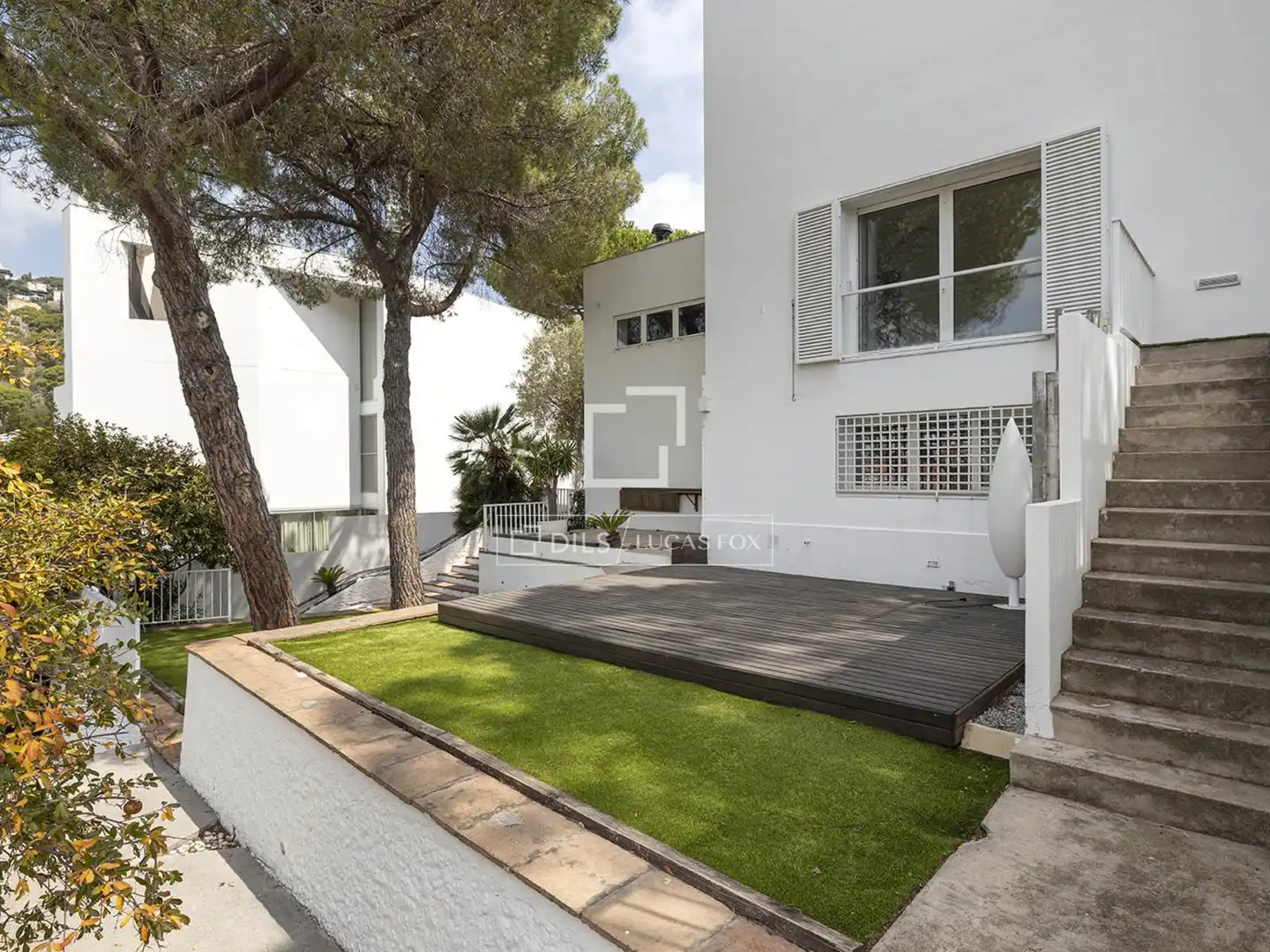 Vista exterior de Casa o chalet de alquiler en Barcelona con Aire acondicionado, Calefacción y Parquet