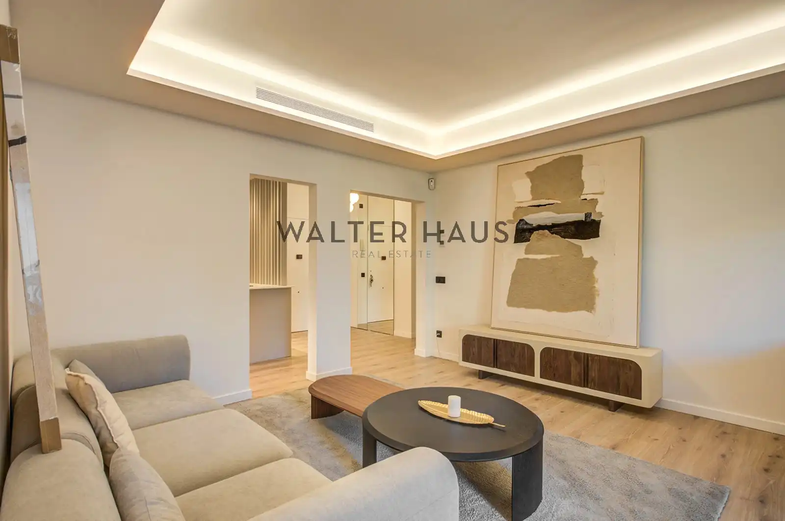 Sala de estar de Piso en venta en Sarrià - Sant Gervasi