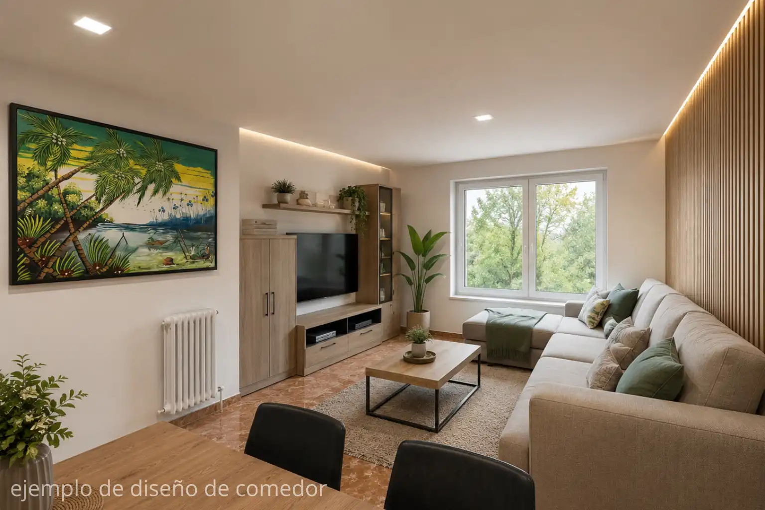 Sala de estar de Piso en venta en Girona con Aire acondicionado, Calefacción y Trastero