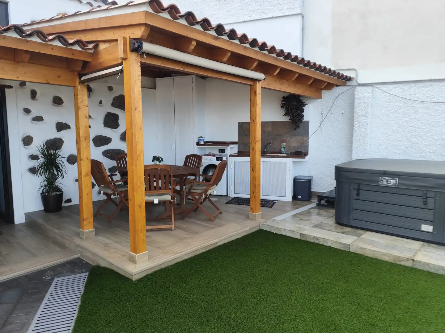 Terrassa de Casa o xalet de lloguer en La Victoria de Acentejo amb Aire condicionat, Calefacció i Jardí privat