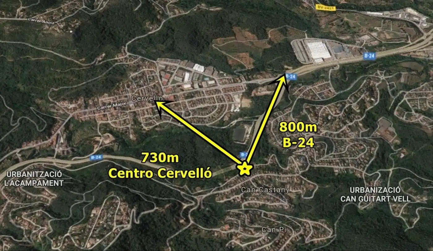Wohnbaugrundstück zum Verkauf in Cervelló