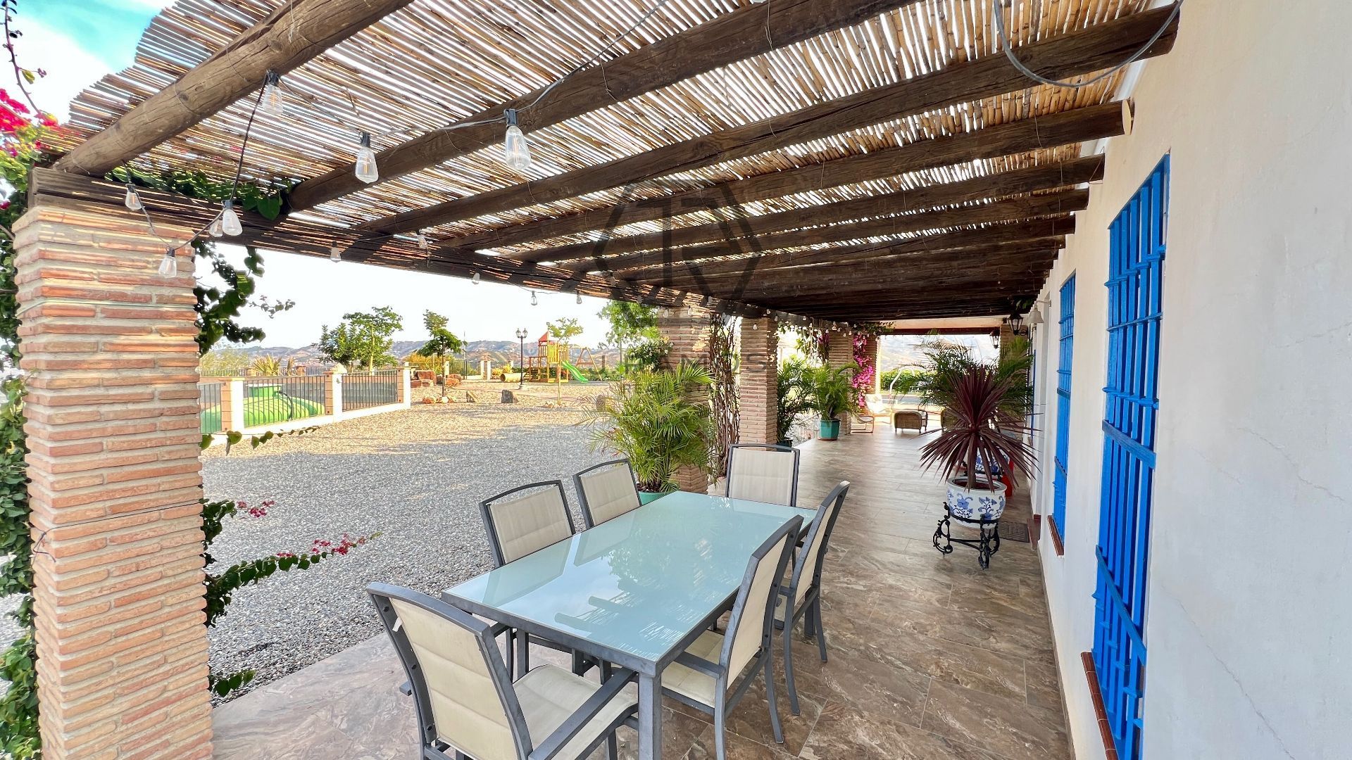 Terrassa de Casa o xalet en venda en Almáchar amb Aire condicionat, Calefacció i Jardí privat