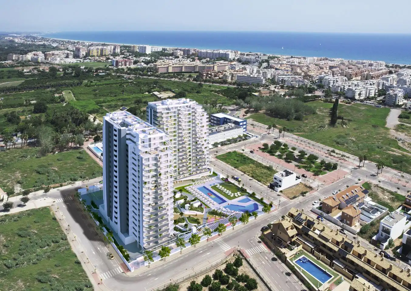 Vista exterior de Piso en venta en Canet d'En Berenguer con Aire acondicionado, Terraza y Amueblado