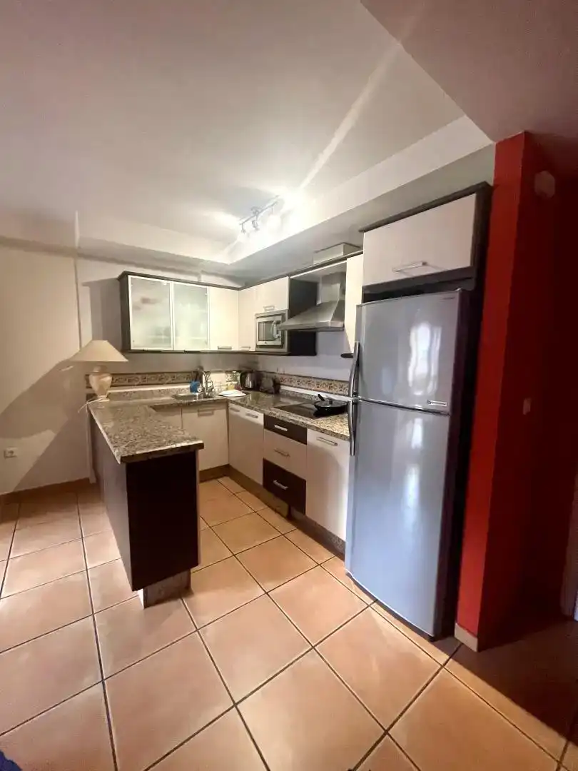 Kitchen of Flat for rent in Torrox  with Private garden, Swimming Pool and Furnished