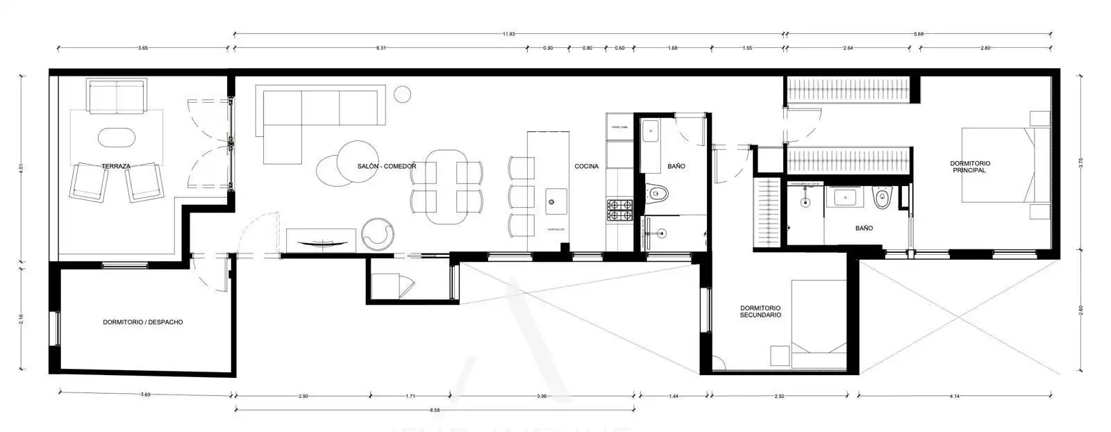 Penthouse mit Aufzug zum Verkauf in Calle ODONNELL, imagen 30