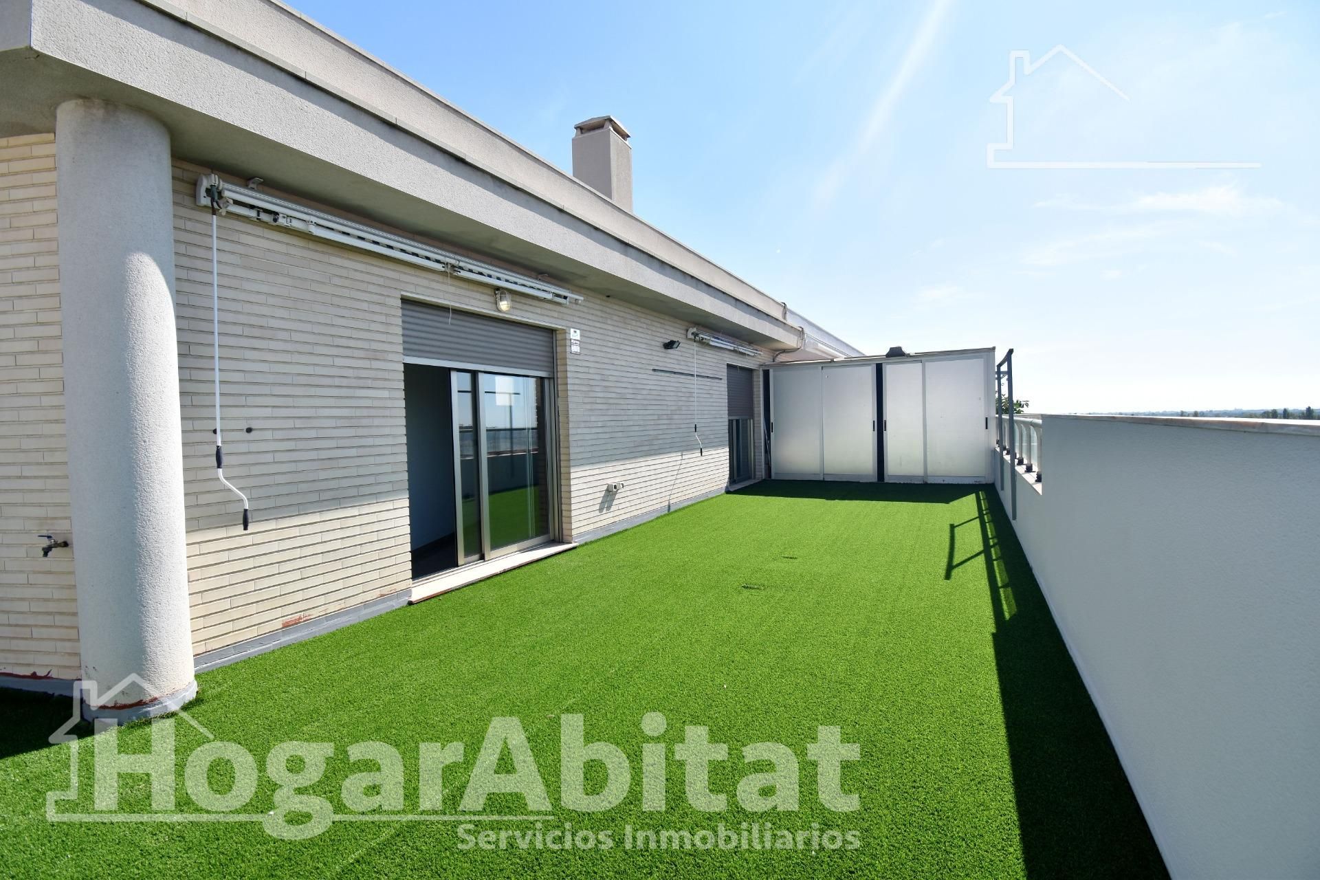 Terrasse von Dachboden zum verkauf in Almazora / Almassora mit Klimaanlage, Terrasse und Abstellraum