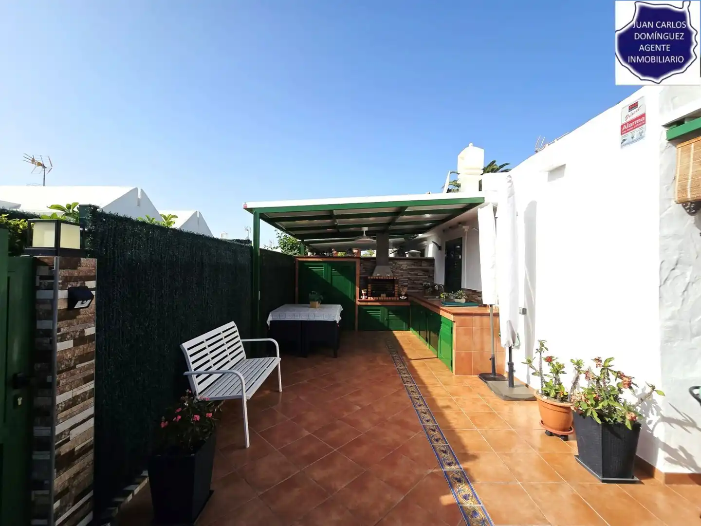 Terraza de Casa o chalet de alquiler en San Bartolomé de Tirajana con Aire acondicionado, Terraza y Amueblado