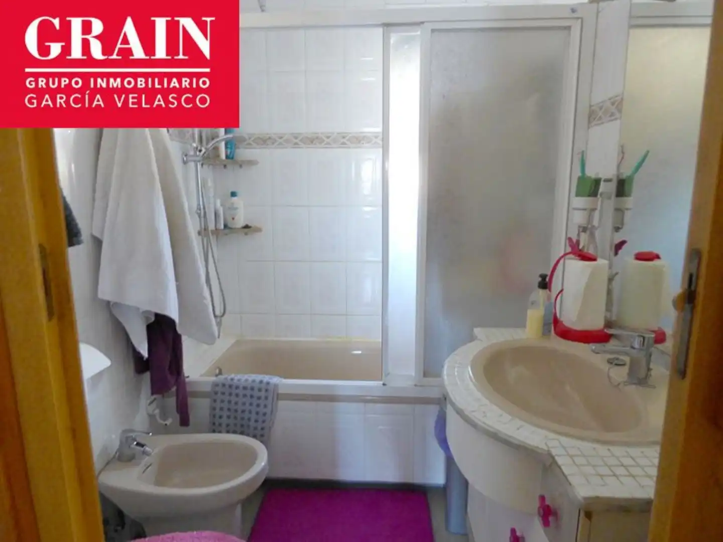 Baño de Casa o chalet en venta en Albacete con Calefacción, Jardín privado y Piscina