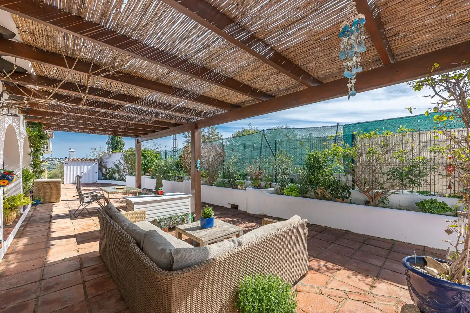 Terrassa de Casa o xalet en venda en Mijas amb Aire condicionat, Calefacció i Jardí privat
