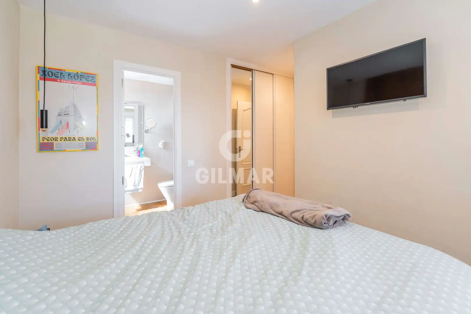 Bedroom of Flat for sale in Madrid  with Heating, Private garden and Swimming Pool