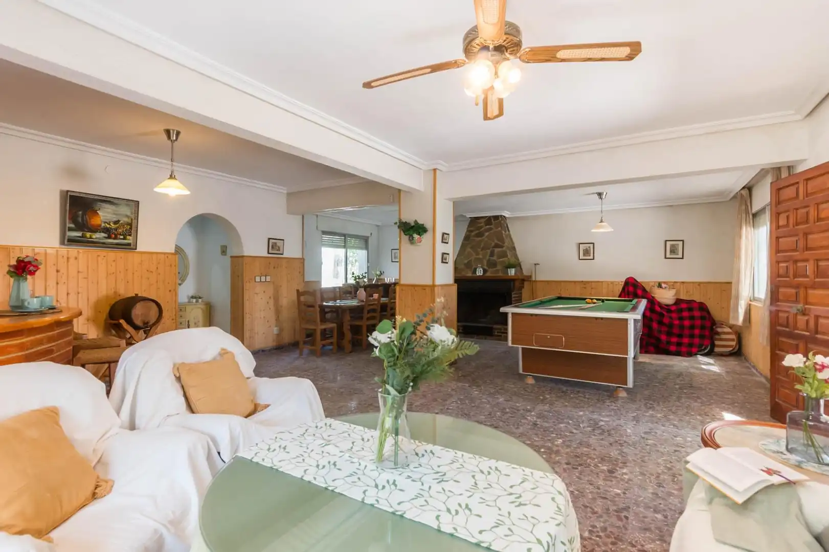 Sala d'estar de Casa o xalet en venda en Las Torres de Cotillas amb Calefacció, Jardí privat i Terrassa
