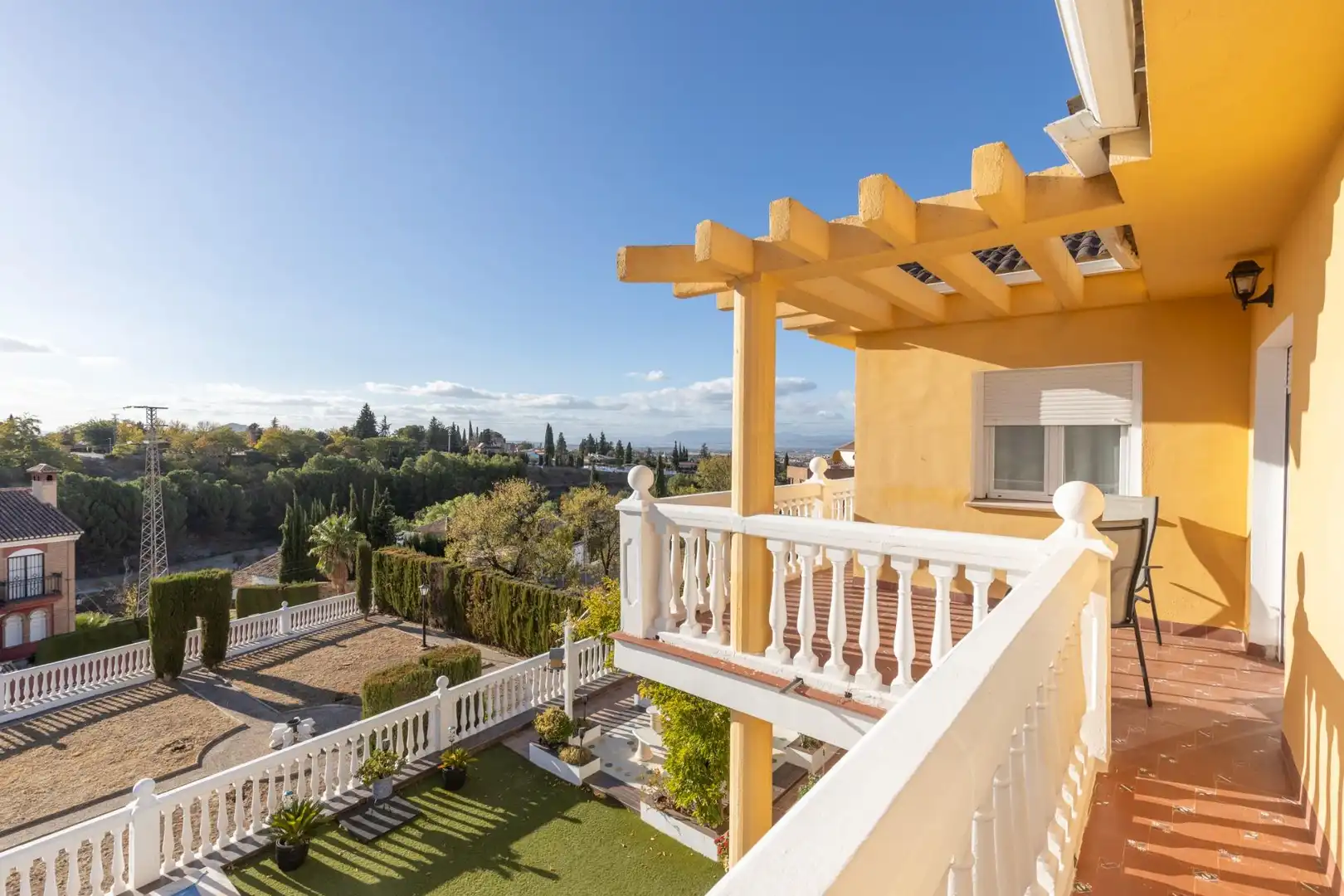 Terrassa de Casa o xalet en venda en Gójar amb Calefacció, Jardí privat i Terrassa