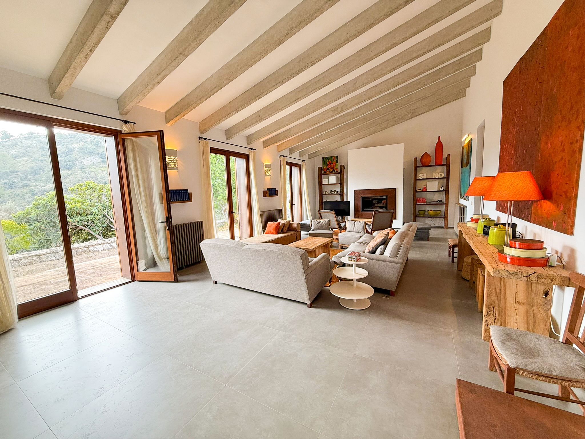 Living room of Country house for sale in Bunyola  with Heating, Private garden and Terrace