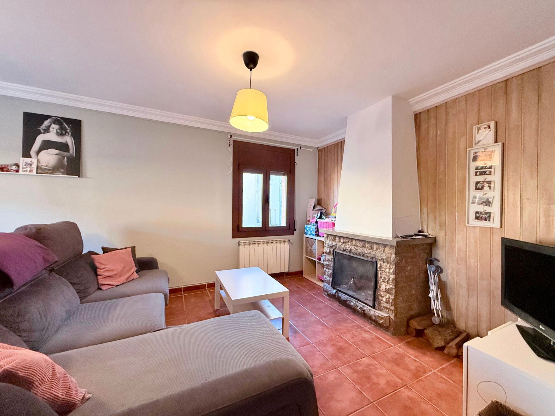 Living room of Flat for sale in Gualba  with Heating, Furnished and Oven